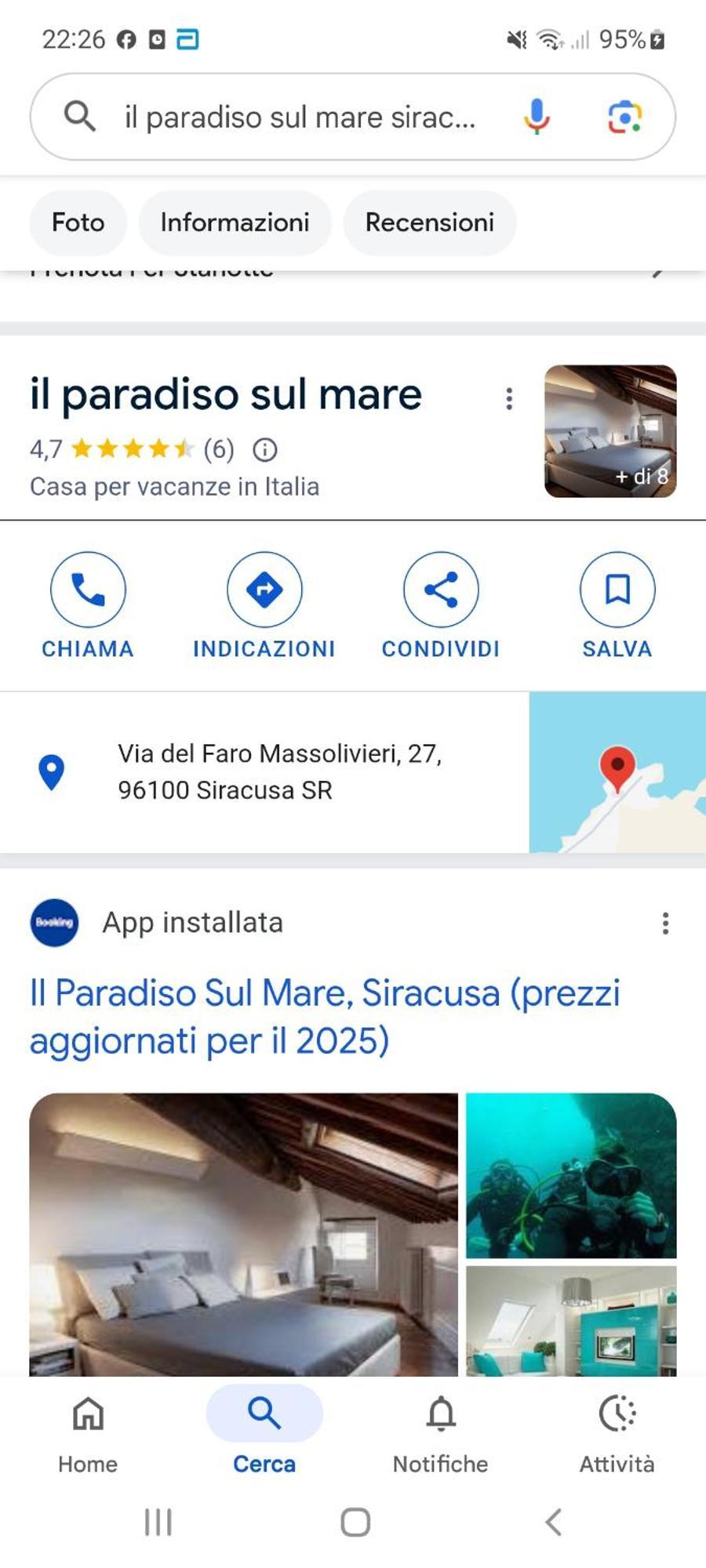 Il Paradiso Sul Mare Syracuse